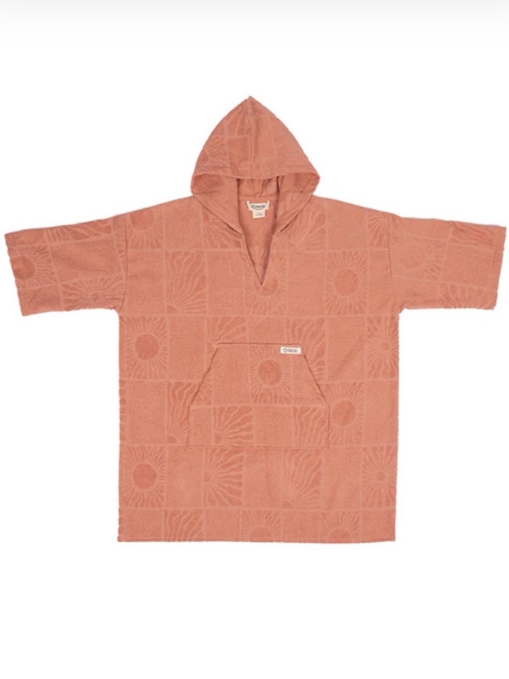 Sand Cloud Sol Hooded Cover Up in Dusty Pink